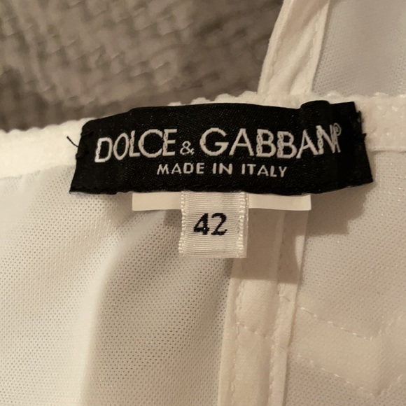Dolce & Gabbana Corset Bustier Dress White 42IT - Picture 14 of 16